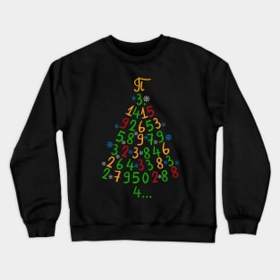 Pi Christmas Tree Crewneck Sweatshirt